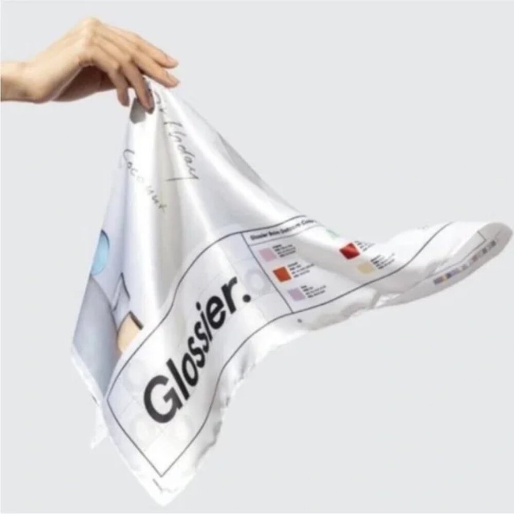 Glossier Limitied Edition Balm Dot Com Scarf